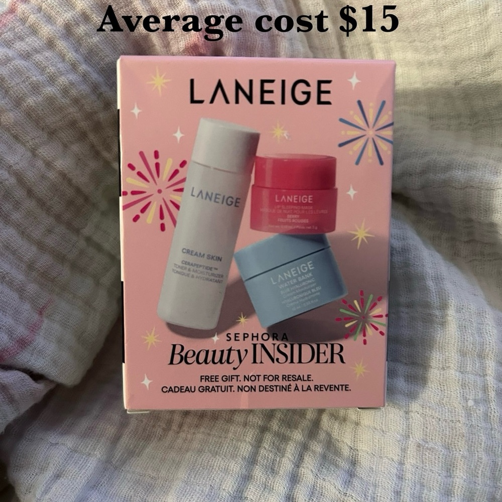 LANEIGE Beauty Insider Set - Pink and Blue